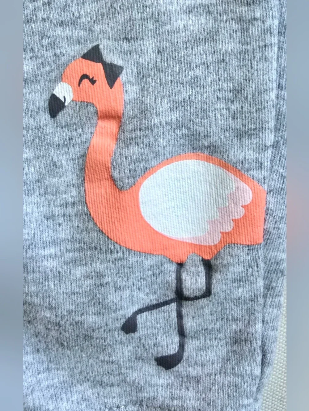 Gray Baby Girl Leggings Pink Flamingo 9 Months Carter's Bow